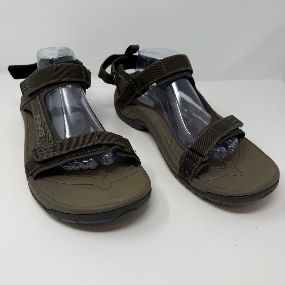 Teva Tanza Sport Sandals Men's 13 Brown Hiking Sandals Rugged Summer Footwear - Picture 7 of 12